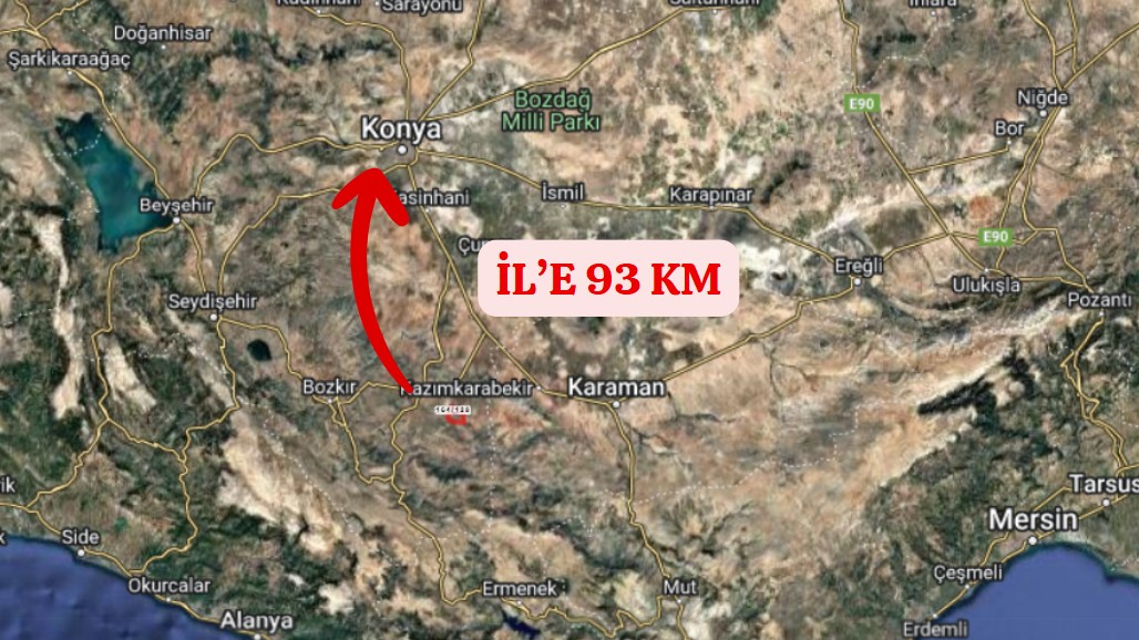 KONYA GÜNEYSINIR KAYAAĞZI 4.477M² TARLA SATILIKTIR - KONYA GÜNEYSINIR fotoğraf 9